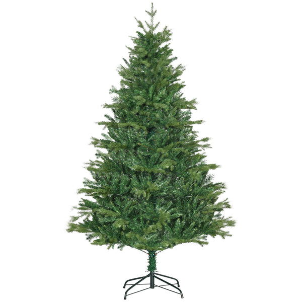 Sapin de Noël artificiel H180 cm 1443 branches avec décorations et socle en métal vert online