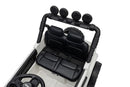 Macchina Elettrica per Bambini 101x59x65 cm Licenza Jeep Rubicon Small Bianco