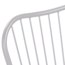 Sedia da Giardino 54x55x90cm in Ferro Ivrea Bianca