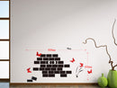 Sticker da Muro Scrivibile Wall 80x45 cm Plastica