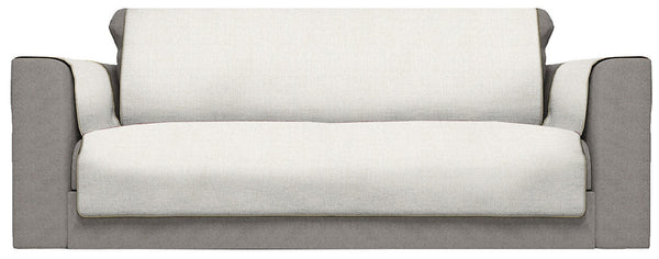acquista Housse de canapé avec housses d'accoudoirs en polyester crème différentes tailles