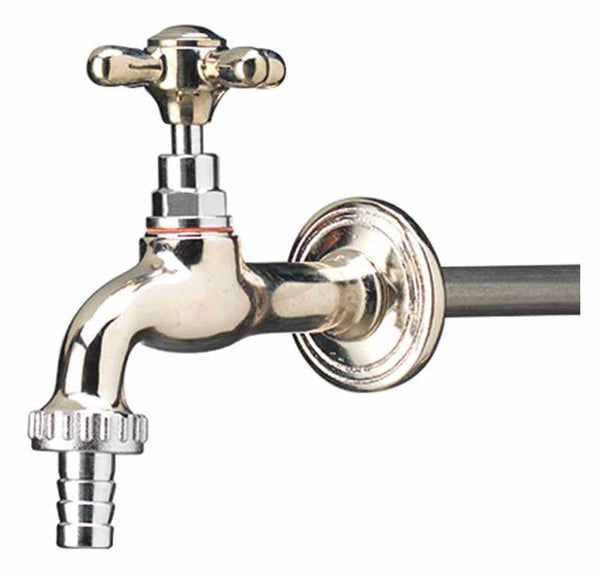 online Rubinetto per Fontana da Giardino in Ottone Cromato Belfer RUB/006C