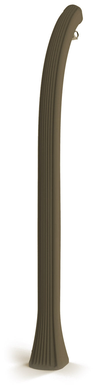 Doccia Solare da Esterno Giardino 26L Miscelatore e Lavapiedi Arkema New Happy Dove gray