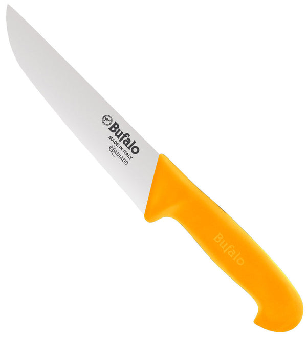 sconto Couteau Français Lame 26 cm Buffalo Slaughterhouse S92/26 Manche Jaune