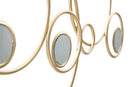 Pannello da Muro Light Mirror 118,5x2,5x47 cm in Ferro 