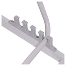 Sdraio Pieghevole Lido con Poggiatesta 94x60x92-81 cm in Poliestere e PVC Avorio      