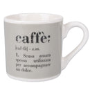 Set 6 tazzine Caffè Ø5,5x5,5 cm in new bone China  VdE Tivoli 1996 Classic