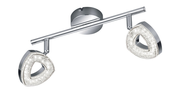 sconto Plafoniera da Interno a LED in Metallo Cromo