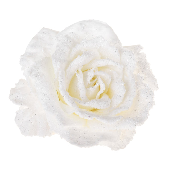 online Set 24 Rose avec Clip.Ø15 cm Blanc