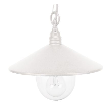 Lampe à suspension d'extérieur E27 en aluminium Sovil blanc prezzo