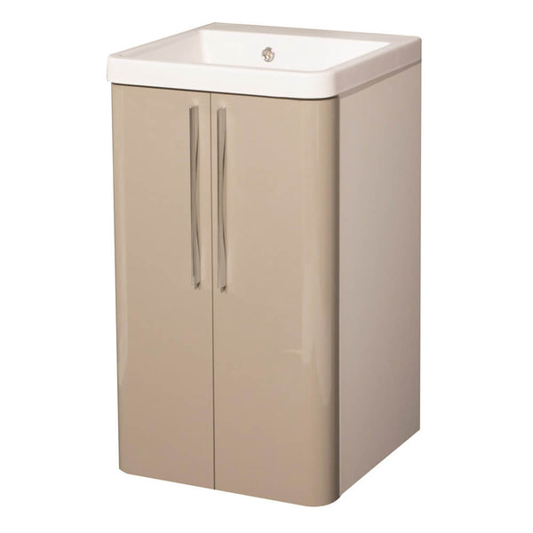 Meuble pour lavabo 50,5x50,5x87 cm 2 Portes Montegrappa Novella Dipiù Tortora prezzo