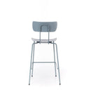 Set 4 Sgabelli 45x51xH98 cm in Polipropilene Sam Azzurro