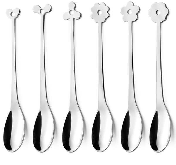 prezzo Set de Cuillères à Cappuccino 6 Pièces en Acier Eme Cadeau