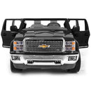 Macchina Elettrica per Bambini 12V 2 Posti con Licenza Chevrolet Silverado Nera