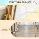 Cavalletto Treppiede da Pittura 93x84x183 cm in Legno Naturale
