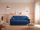 Divano Letto 2 Posti 166x92x96 cm in Tessuto Beige