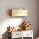 Mobiletto Bagno Pensile 80x25x30 cm con Anta a Ribalta Legno Naturale   