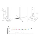 Doccia Solare da Esterno Giardino 30L Miscelatore e Lavapiedi Arkema Spring S Fascia Inox Oro Van Gogh