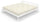 Housse de matelas élastiquée en polyester crème différentes tailles
