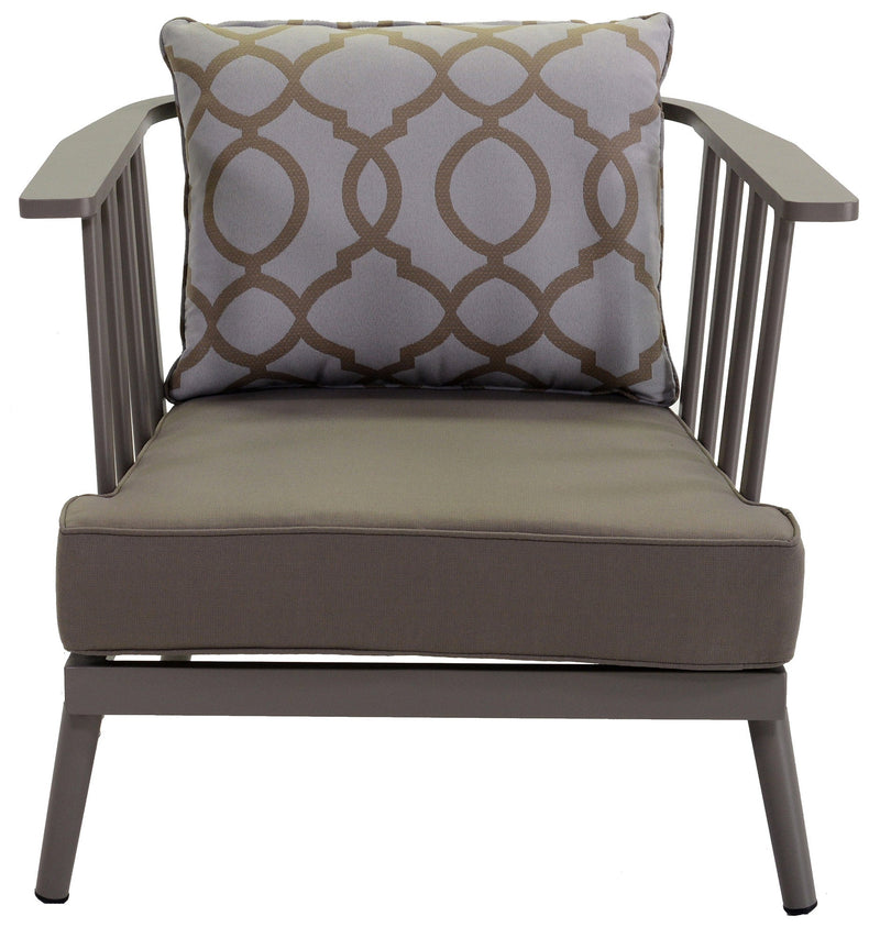 Set Salotto da Giardino in Alluminio Ventura Tortora