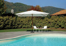 Ombrellone da Giardino 3x4 m Palo Ø48 mm in Legno Vorghini Ecrù