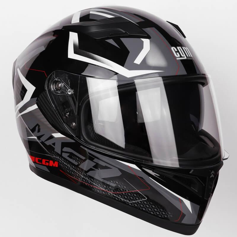 Casco Integrale per Scooter Visiera Lunga CGM Tampere Mach 2 316G Nero XS - (53-54 cm)