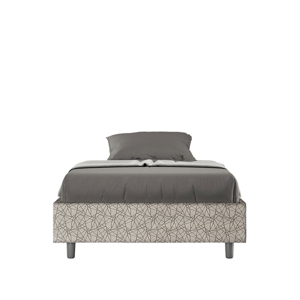 Lit Queen Size Azelia Era 02 Gris Différentes Tailles acquista