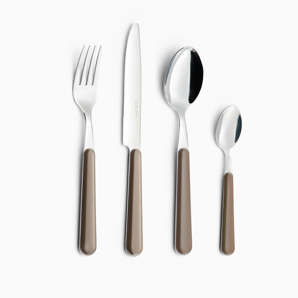 Servizio Set di Posate 24 pezzi in Acciaio Inox Eme Brio Nocciola 99 online
