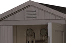 Casetta da Giardino Porta Attrezzi 129,5x216,5x188,5 cm in Resina Keter Factor 4x6 Beige