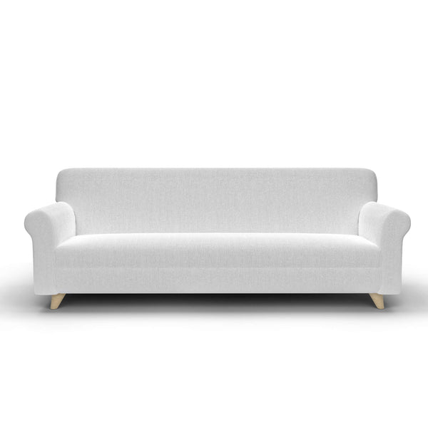 online Housse de Canapé 1, 2 Et 3 Places Stretch en Tissu Blanc