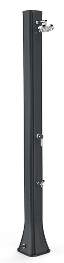 Doccia Solare da Giardino 40L Miscelatore e Lavapiedi Arkema Big Happy Five Grigio Antracite