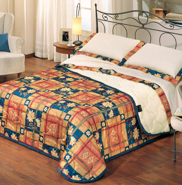 sconto Couette 80gr en Tissu Imprimé et Laine Mérinos Cober Larissa Différentes Tailles