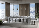 Tavolo Allungabile 160/420x90x77 cm Roxell Premium Cemento  