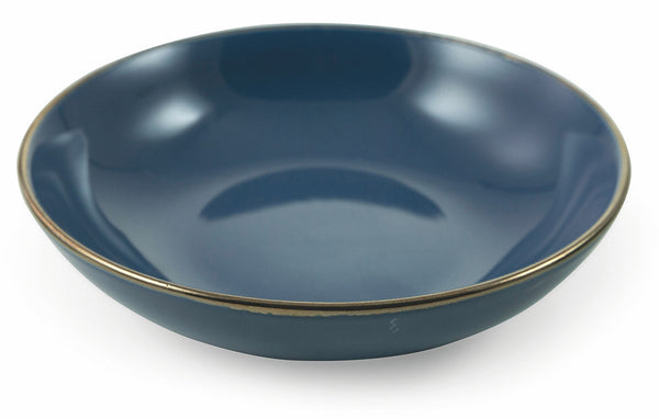 sconto Set de 6 assiettes creuses Ø20,5x5,3 cm en grès VdE Tivoli 1996 Royal Light Blue