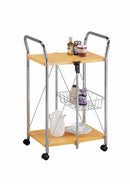 Carrello da Cucina Pieghevole Arancio in Acciaio Tosini TA0190