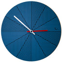 Orologio da Parete Rotondo 34Cm Pirondini Italia Cronofilla Inverno Blu