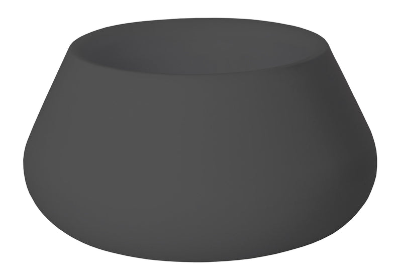 Vaso Ø54x28 cm in Resina Arkema Conca Nero