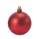 Set 20 Palle di Natale Ø6 cm in Plastica Rosso