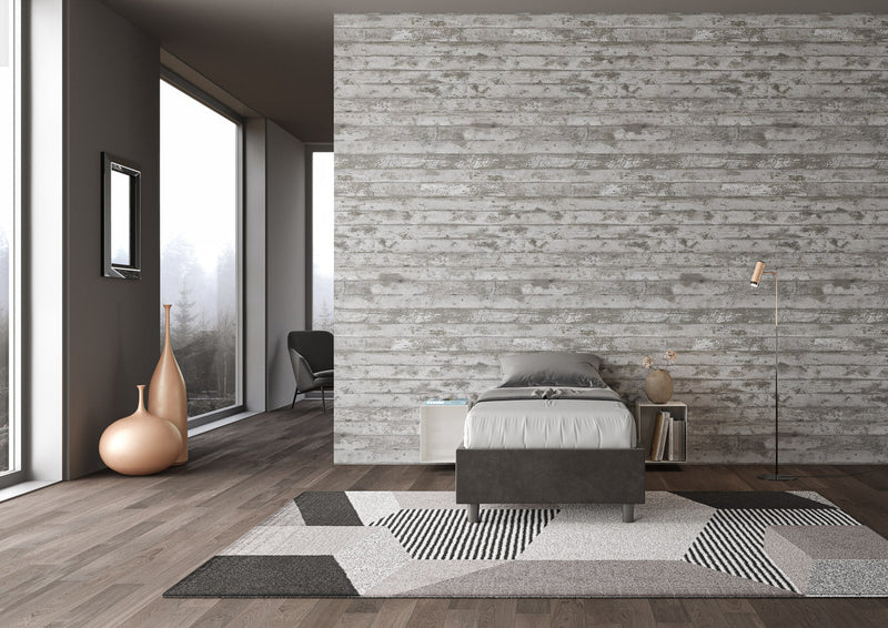 Letto Singolo Azelia Grigio Varie Misure