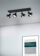 Faretto da Interno a LED in Metallo Nero Opaco
