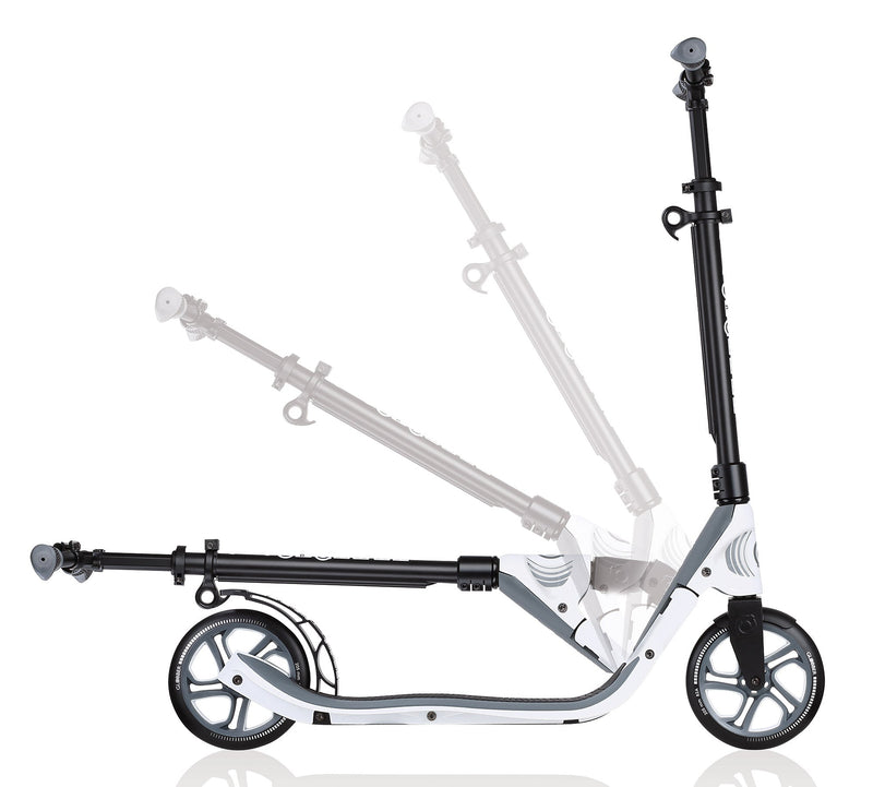 Monopattino 2 Ruote in Alluminio Globber One Nl 205 Nero e Bianco