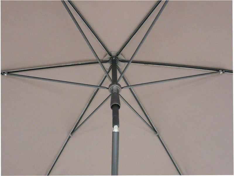 Ombrellone da Giardino Ø 2,5 m Palo Ø27 mm in Acciaio Maffei Kronos Tortora