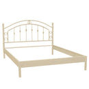 Struttura Letto Matrimoniale in Metallo 160x195cm Luxor Bianco