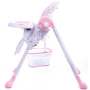 Seggiolone per Bambini 6 Altezze Trupia Yayo Rosa