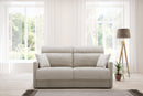 Divano Letto 2 Posti 176x102x97 cm in Tessuto Nero
