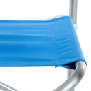 Sedia Pieghevole Regista 32x59x80 cm in Acciaio Regista Blu