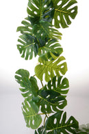 Set 2 Ghirlande 130 cm Monstera 24 Foglie Real Touch 