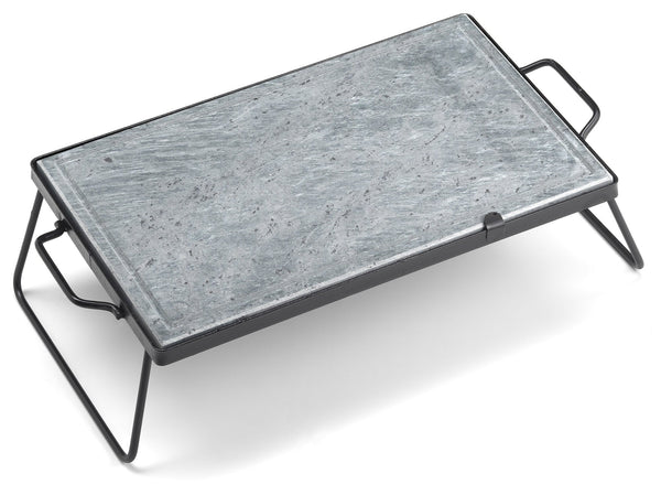 Stéatite 30x50 cm avec support pliable Ompagrill DS30/50/NOIR acquista
