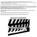 Tenda da Sole a Caduta 2x2,5m Tessuto in Poliestere Disegno P3011