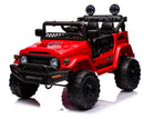Macchina Elettrica per Bambini 12V Toyota Cruiser Rossa